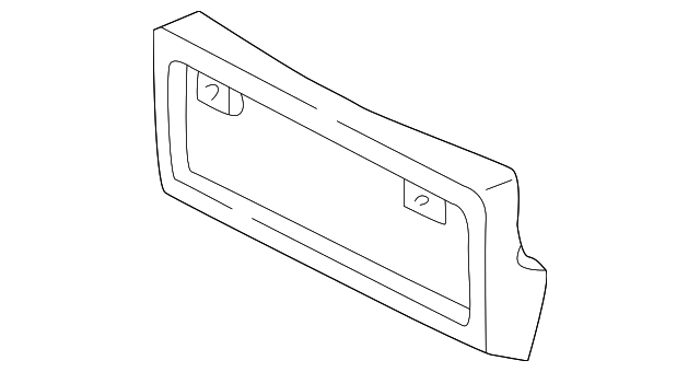 15597389 Деталь LICENSE BRACKET