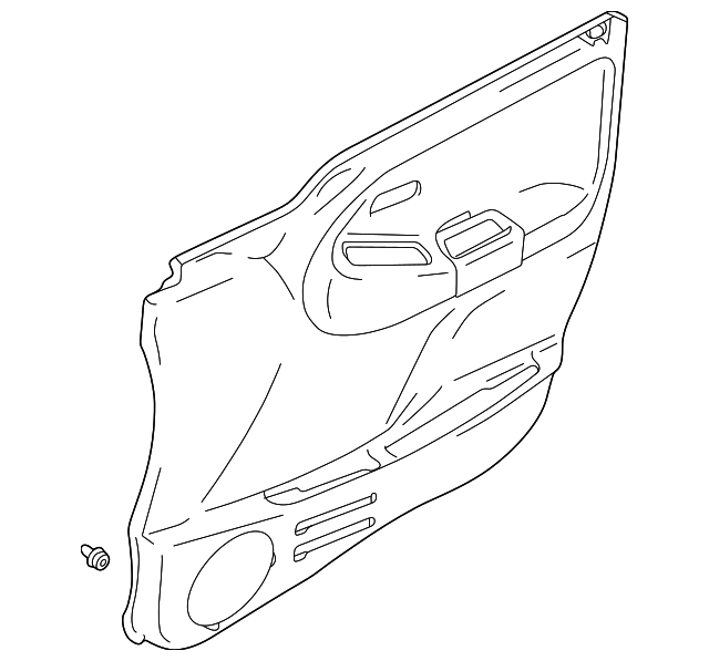 8370168D10T01 Деталь DOOR TRIM PANEL, RIGHT