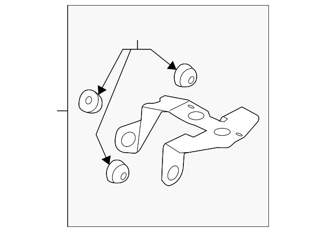 BP4K-43-310A Деталь MOUNT BRACKET