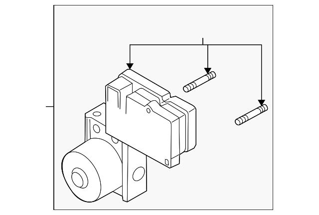 BBY2-43-7AZD Деталь ABS CONTROL UNIT