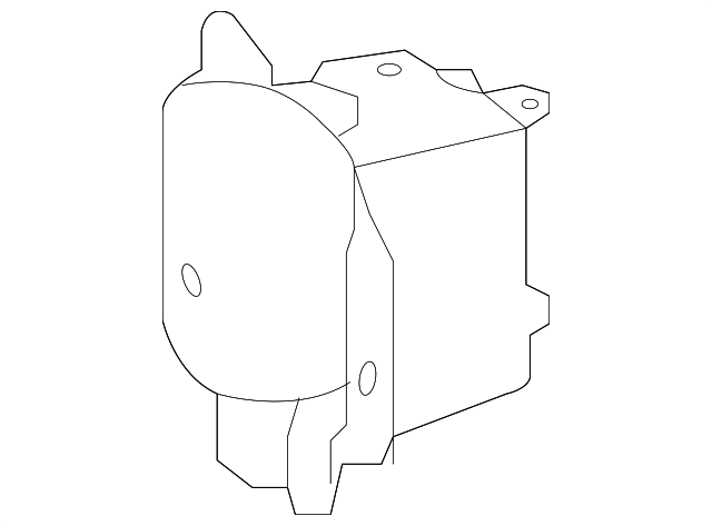58321-0E030 Деталь REAR BODY PANEL MOUNT BRACKET, RIGHT