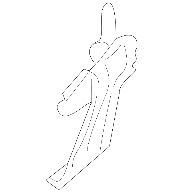 89043916 Деталь LATCH, LEFT