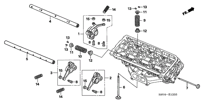ENGINE/VALVE - ROCKER ARM (RR.) (2WD) for 2007 Honda PILOT #1