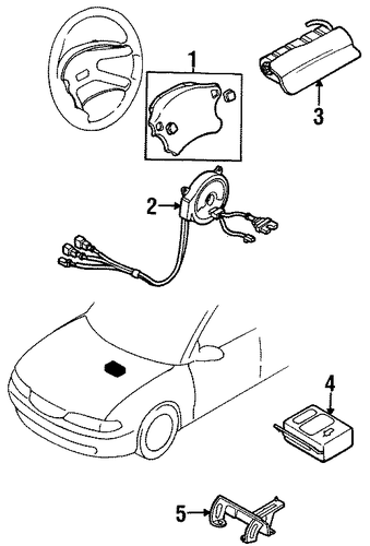 626 AIR BAG COMPONENTS