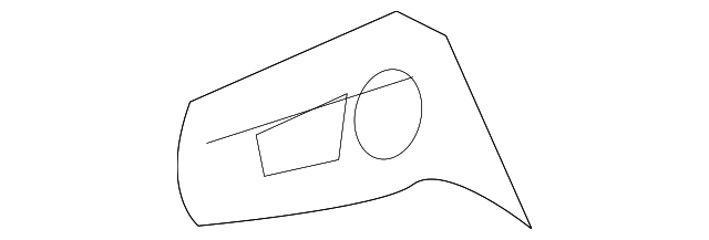 69241-0T010 HANDLE, OUTSIDE PAD, LEFT