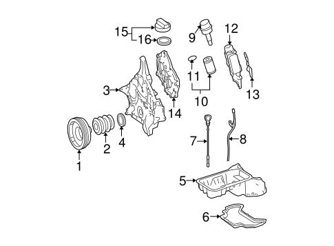 E550 ENGINE PARTS
