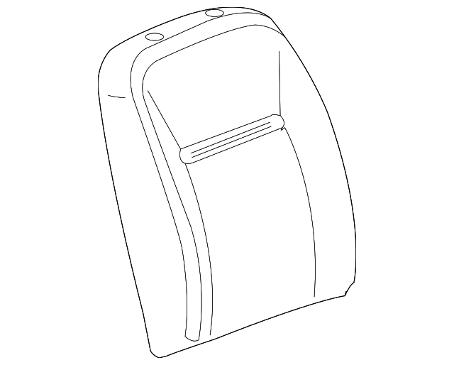 19124574 Деталь SEAT BACK COVER, RIGHT