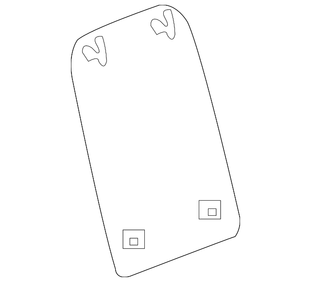 88996349 Деталь REAR TRIM PANEL, RIGHT