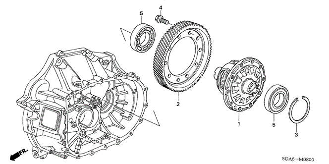 TSX SEDAN MT DIFFERENTIAL