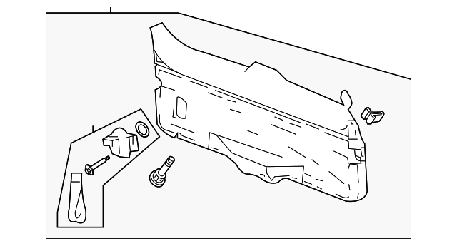 15198157 Деталь LOWER TRIM PANEL