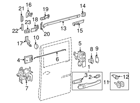 Sprinter 2500 LOCK & HARDWARE 3