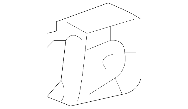 5124105AA Деталь SLIDE RAIL END CAP, LEFT