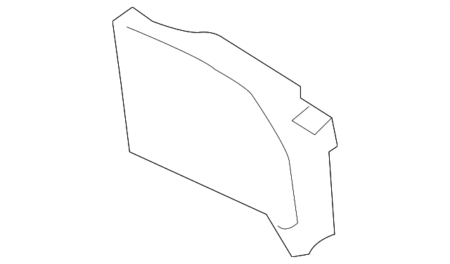 84653-SDA-A01ZA Деталь LID, L. MAINTENANCE *NH120L* (STAR BLACK