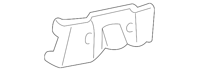 4D0-853-108 Деталь LOWER MOLDING CLIP, RIGHT