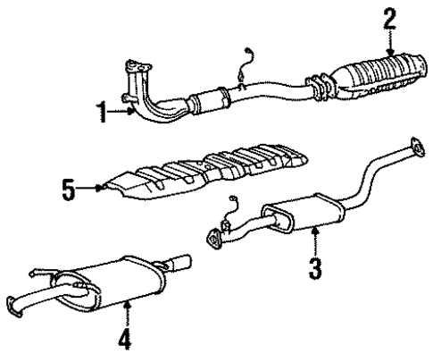 Elantra EXHAUST COMPONENTS