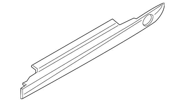 51-77-7-297-315 Деталь ROCKER MOLDING, LEFT