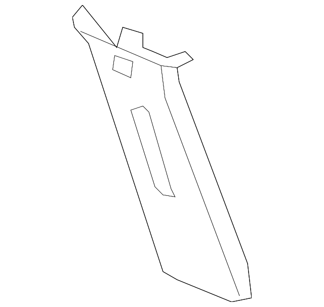 YF59HDAAH Деталь UPR CTR PLR TRIM, LEFT