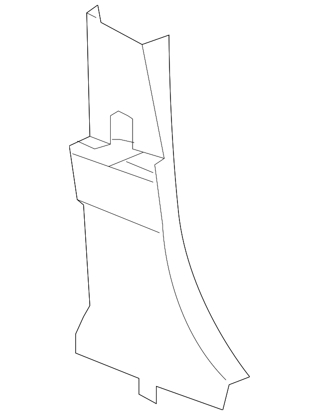 YF60DK2AH Деталь LWR CTR PLR TRIM, RIGHT