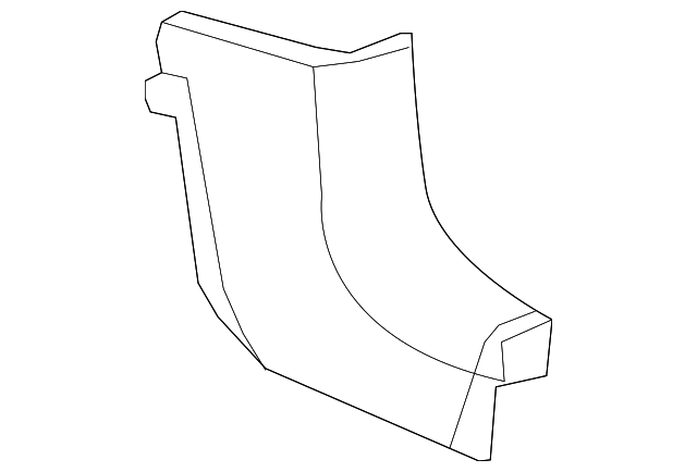 YF65XDVAD Деталь COWL TRIM, LEFT
