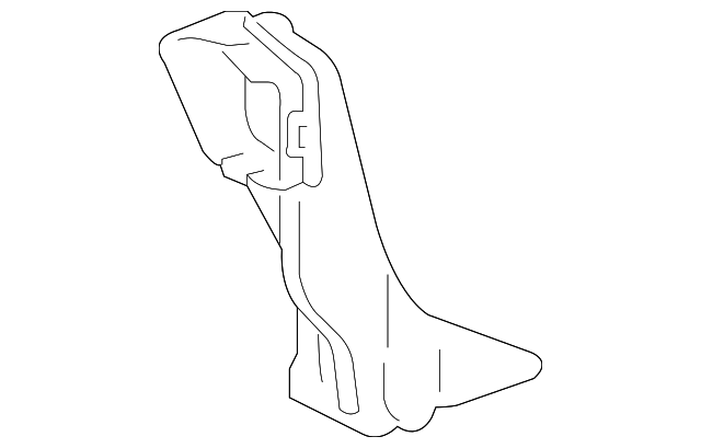 87211-08060 Деталь HEATER DUCT, RIGHT