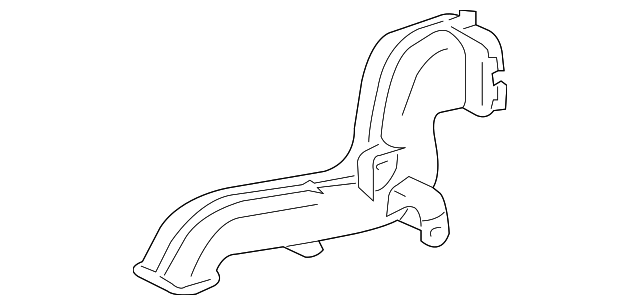87211-08040 Деталь HEATER DUCT, LEFT