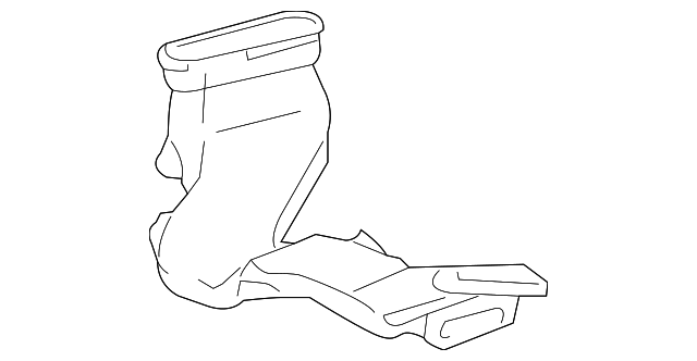 87216-08060 Деталь FLOOR DUCT, LEFT