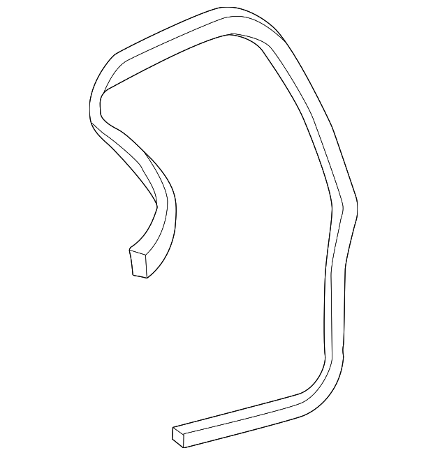 4780595AF Деталь DRIP W'STRIP, LEFT