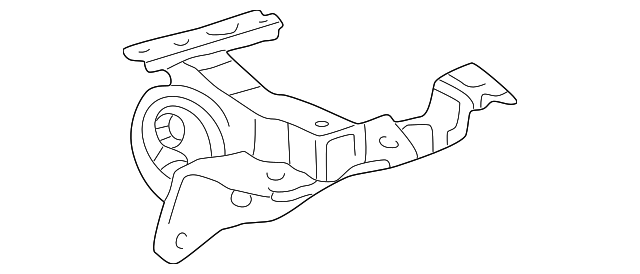 12372-28041 Деталь SIDE MOUNT, LEFT