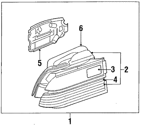 MX-6 TAIL LAMPS