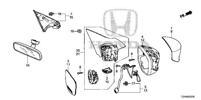 INTERIOR / BUMPER/MIRROR (1) for 2014 Honda ACCORD SEDAN #1