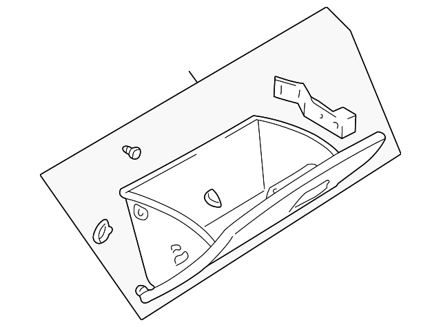 30023675 Деталь GLOVE BOX