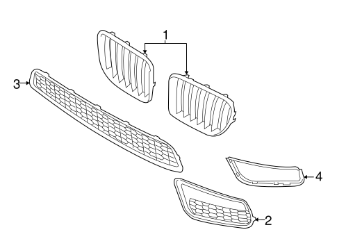 X1 GRILLE & COMPONENTS 2