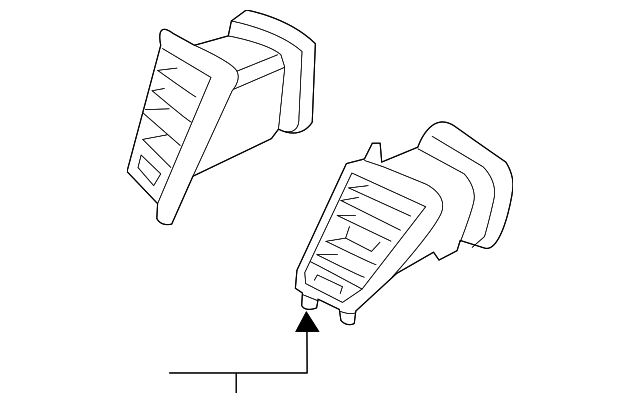 97410-3RAA0 Деталь AIR OUTLET VENT, LEFT