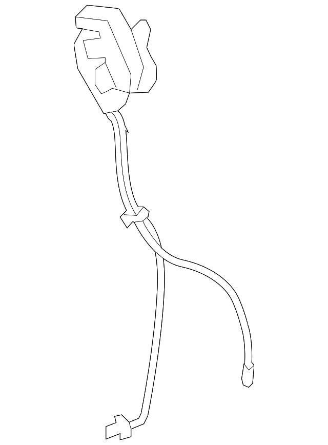 51-22-7-167-491 Деталь UPPER LATCH, RIGHT