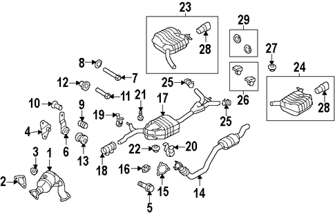 allroad EXHAUST COMPONENTS