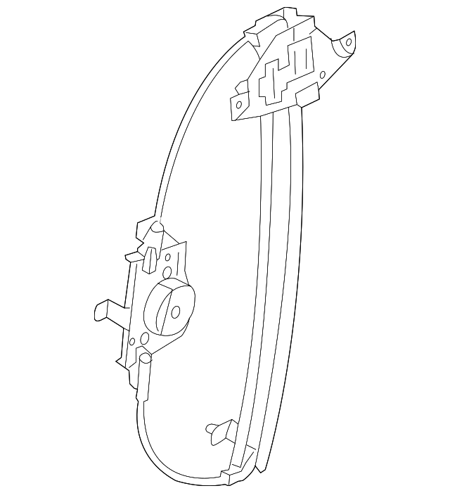 94567372 Деталь WINDOW REGULATOR, LEFT