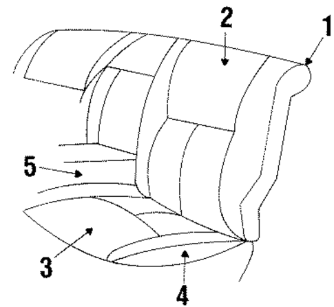 LHS REAR SEAT COMPONENTS