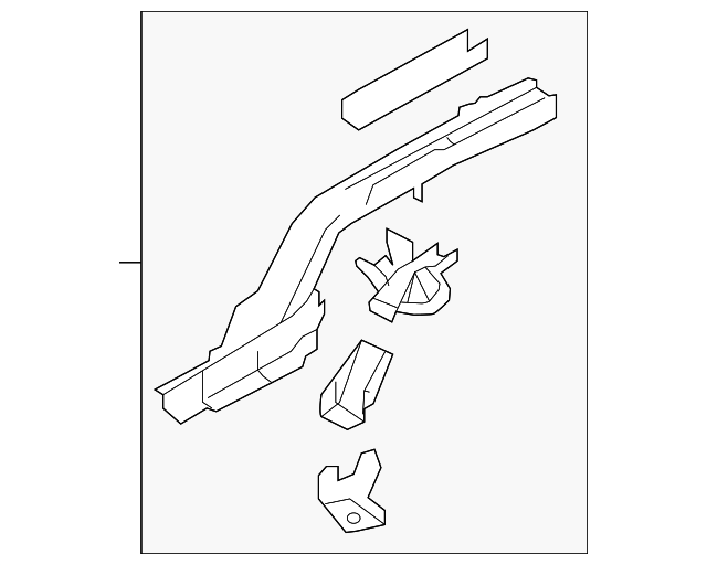 9L8Z-7810124-A Деталь RAIL ASSY, RIGHT