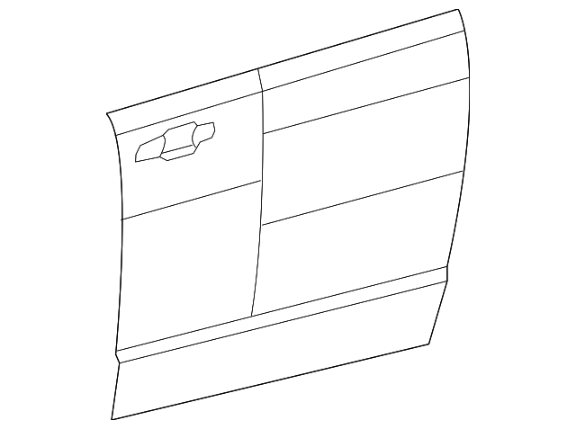 4894936AA Деталь OUTER PANEL, RIGHT