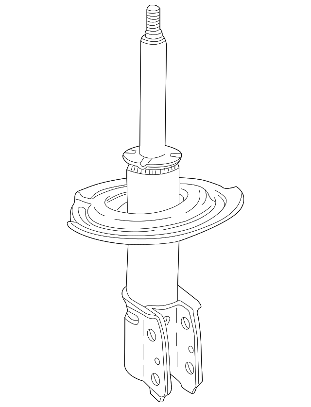 15898772 STRUT, LEFT