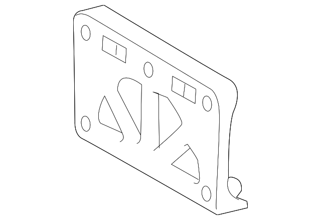 52114-75010 Деталь LICENSE BRACKET