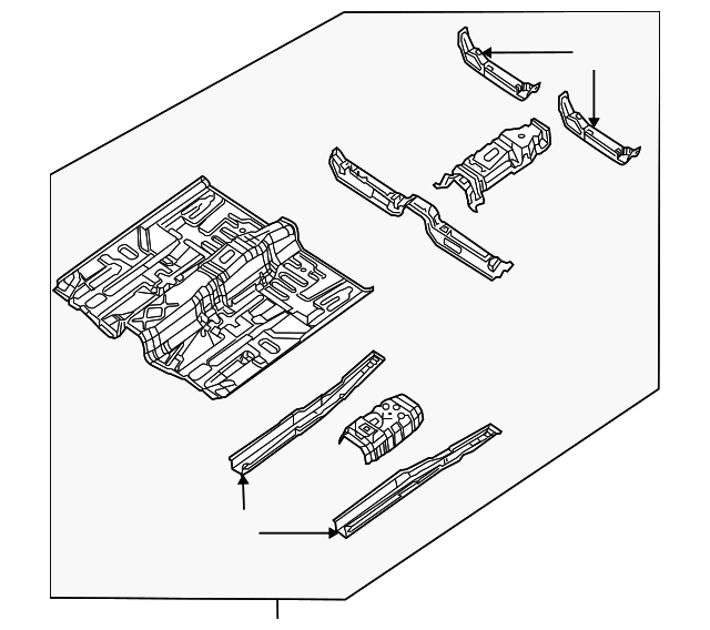 6111086Z11 Деталь FLOOR PAN ASSY