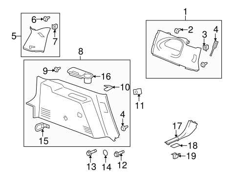 XL-7 INTERIOR TRIM - QUARTER PANELS 2