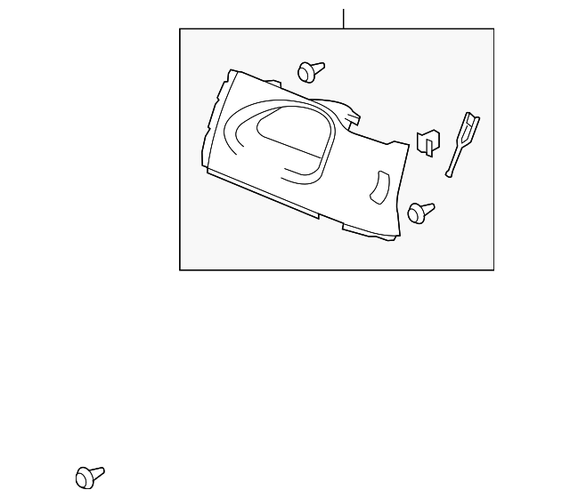 7629078J00 Деталь UPPER QTR TRIM, LEFT