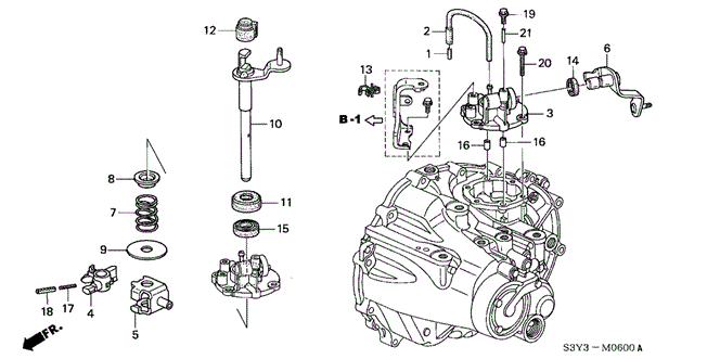 INSIGHT SHIFT ROD - SHIFT HOLDER