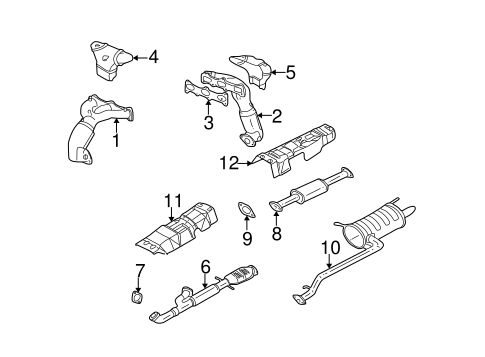 Optima EXHAUST COMPONENTS