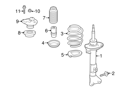 E550 STRUTS & COMPONENTS 5