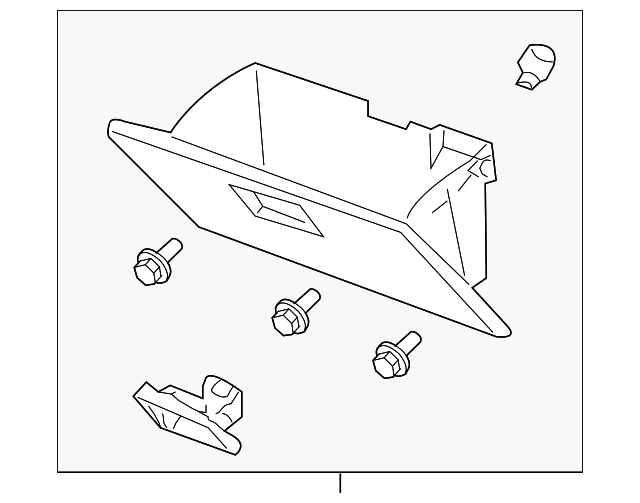 ZZCA-64-030-25 Деталь GLOVE BOX ASSY