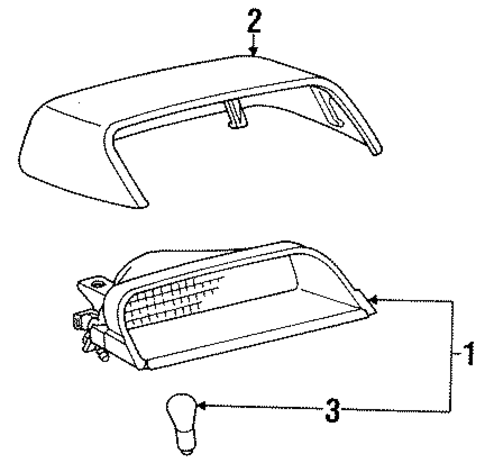 ES250 HIGH MOUNTED STOP LAMP