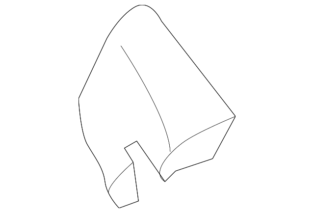 73297-74010-B0 Деталь SEAT BELT COVER, RIGHT